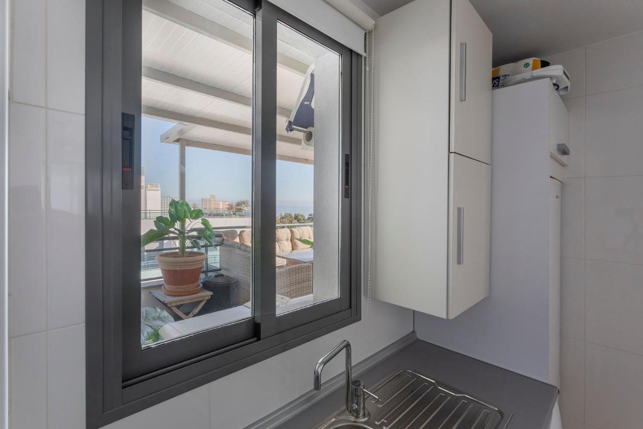 Atico Pinar De Garrucha Con Vistas Al Mar-Gran Terraza Appartement Buitenkant foto